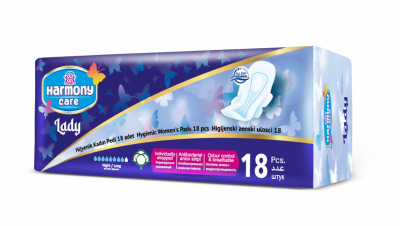 HARMONY CARE LADY PAD 18 Pcs  Night Type